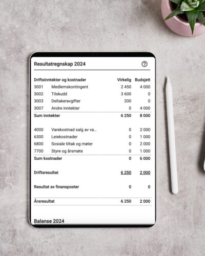Regnskapet gjøres selvsagt i økonomisystemet i SmartOrg